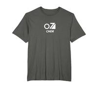 The O7 CMDR Salute T-Shirt, Men's Big and Tall, Asphalt Grey, 2X Tall