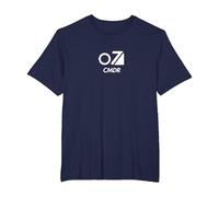 The O7 CMDR Salute T-Shirt, Men's Big and Tall, Navy Blue, 4X Tall