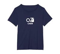 The O7 CMDR Salute T-Shirt, Women's Plus, Navy Blue, 1X