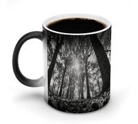 The Oak Tree Mug 11oz Custom Magic Mug Personalized Coffee Mugs Ceramic Heat Sensitive Clue Mugs Funny Color Changing Cup with Handle Novelty Coffee Cup for Daily Use