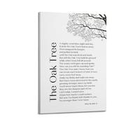 The Oak Tree Poem (3) Canvas Poster Wall Art Poster for Room Living Room Study Aesthetics And DecorationFrame-style 08x12inch(20x30cm)