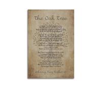 The Oak Tree Poem By Johnny Ray Ryder JrCanvas Poster Wall Art Decoration Living Room Bedroom Decoration Poster Gift for FriendsUnframe-style 08x12inch(20x30cm)