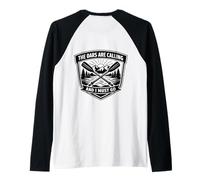 The Oars are Calling and I Must Go Rowing Crew Team Member Raglan Baseball Tee