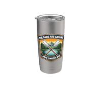 The Oars are Calling and I Must Go Rowing Crew Team Member Stainless Steel Insulated Tumbler