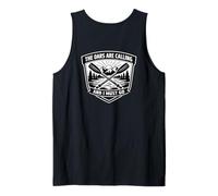The Oars are Calling and I Must Go Rowing Crew Team Member Tank Top