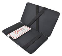 The Object Shop Black Leather Magic Wallet Milkman Taxi Trader Money Bus Smart Puzzle Driver PU (Black)
