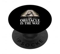The Obstacle Is A Way Stoic Path Design PopSockets Adhesive PopGrip