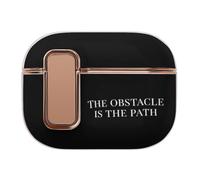 The Obstacle Is The Path Compatible with Airpod Pro 1/2 Case | PC Scratch-Resistant Drop-Proof Protective Cover with Secure Buckle