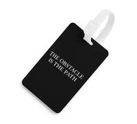 The Obstacle is The Path Custom Travel Luggage Tag for Suitcases
