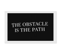 The Obstacle is The Path Diamond DIY Painting Kits Horizontal Round