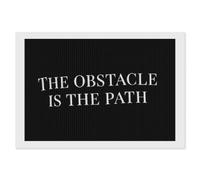 The Obstacle is The Path Diamond DIY Painting Kits Horizontal Round