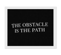 The Obstacle is The Path Diamond DIY Painting Kits Horizontal Round