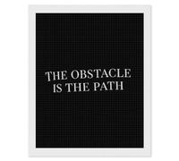 The Obstacle is The Path Diamond DIY Painting Kits Square Full Drill Digital Art Craft for Home Office Wall Decor