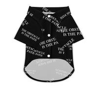 The Obstacle Is The Path Dog Shirts Summer Pet Clothes Comfort T-Shirts Short Sleeveless Top for Cats Dogs