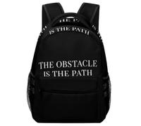 The Obstacle Is The Path Laptop Backpacks Casual Daypacks