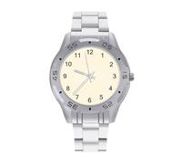 The Obstacle is The Path Men's Wrist Watches | Stainless Steel Strap Business Quartz Watch for Daily Wear