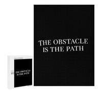 The Obstacle Is The Path Wooden Jigsaw Puzzles for Adults