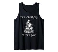 The Obstacle is The Way Fire Marcus Aurelius Resilience Tank Top