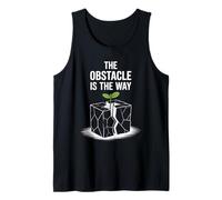 The Obstacle is The Way Motivational Quote Stoicism Tank Top