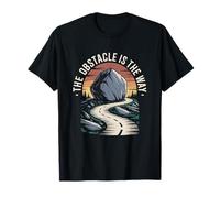 The Obstacle Is The Way Stoicism Endurance Path Stoicism T-Shirt