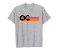 The OC Surfer On The Horizon Black T-Shirt, Men, Heather Grey, Large