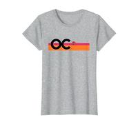 The OC Surfer On The Horizon Black T-Shirt, Women, Heather Grey, Large