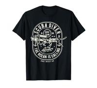 The Ocean Is Calling And I Must Go - Scuba Diving Diver Dive T-Shirt