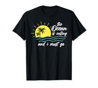 The Ocean is Calling and I Must Go Value Graphic T-Shirt