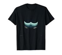 The Ocean is Calling Beach Lover Coastal T-Shirt, Men, Black, 6XL