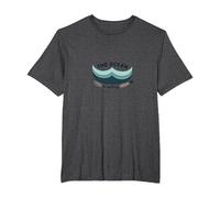 The Ocean is Calling Beach Lover Coastal T-Shirt, Men's Big and Tall, Dark Heather Grey, 3X Tall