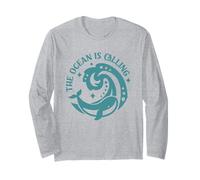 The Ocean Is Calling - Marine Adventure Whale Long Sleeve T-Shirt