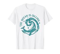 The Ocean Is Calling - Marine Adventure Whale T-Shirt