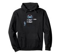 The Ocean Is Calling Marine Life Enthusiast Pullover Hoodie