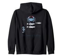 The Ocean Is Calling Marine Life Enthusiast Zip Hoodie