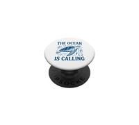 The Ocean is Calling Sea Turtle Marine Animal Summer Vibes PopSockets Adhesive PopGrip