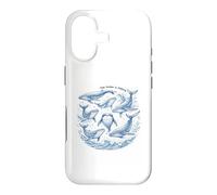 The Ocean Is Calling Whales Marine Life Art Case for iPhone 17