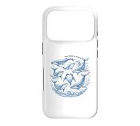 The Ocean Is Calling Whales Marine Life Art Case for iPhone 17 Pro