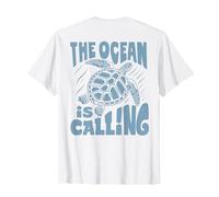 The Ocean is Calling X Nature Beach Turtle Back T-Shirt