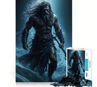 The Ocean King’s Wrath 1000 Piece Jigsaw Puzzles for Adults Brain Tease Toy Relax Time Perfect Cut Memorable Gift (38x26cm)