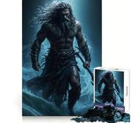 The Ocean King’s Wrath Jigsaw Puzzles 1000 Pieces for Teenagers Think Game Peaceful Time Quality Edge Perfect Present (38x52cm)
