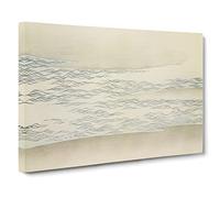 The Ocean Waves By Kamisaka Sekka Asian Painting Canvas Print | Gallery Wrapped 30mm Frame Wall Art | 30x20 inches | Ready to Hang | Asian Seascape Picture | Living Room Bedroom Lounge Office