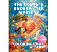 The Ocean's Underwater Mystery: Coloring book with story for kids 3-7