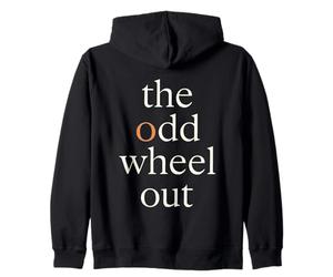 The Odd Wheel Out Unique Individual Zip Hoodie