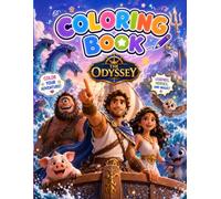 The Ody-ssey's and Friends Coloring Book: Cute, Easy, Bold Coloring Pages for Relaxation & Fun. Easy Coloring Pages For Fan Teen Men Women Kid