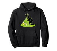 The of the Missing Egg Noir Detective Bunny Easter Pullover Hoodie