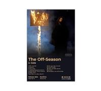 The Off Season Rapper J Cole Album Cover Poster Canvas Poster Bedroom Decor Landscape Office Room Decor Gift 24x36inch(60x90cm)