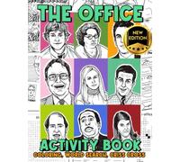 The Offfice Activity Book: Combo Activities Word Search, Crossword Puzzles, Quotes And Coloring..., White Elephant Gifts For Adults, Coloring Book For Women, Men | Birthday Christmas Holiday Gifts
