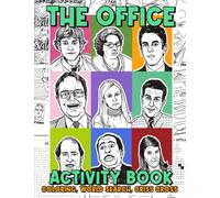 The Office Activity Book: Word Search, Crossword Puzzles, Quotes And Coloring All In One, White Elephant Gifts For Adults, Coloring Book For Women, Men | Birthday Christmas Gifts