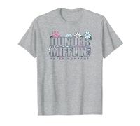 The Office Dunder Mifflin Groovy Flower T-Shirt, Men, Heather Grey, XX-Large