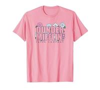 The Office Dunder Mifflin Groovy Flower T-Shirt, Men, Pink, Large